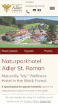 Mobile Screenshot of naturparkhotel-adler.de